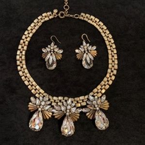 J. Crew Set earrings and necklace